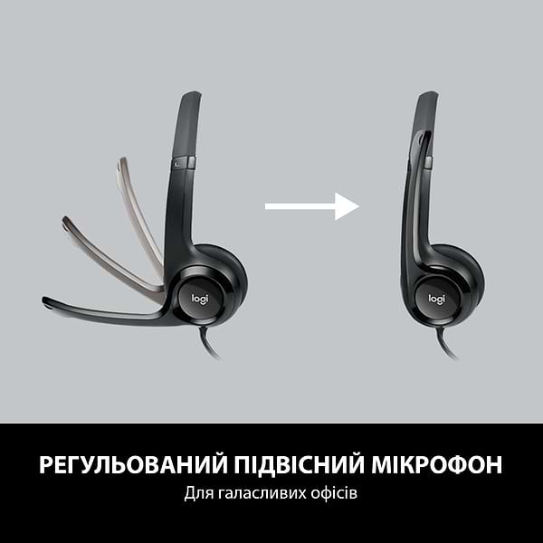 Фото - Гарнитура проводная Logitech H390 (981-000406)