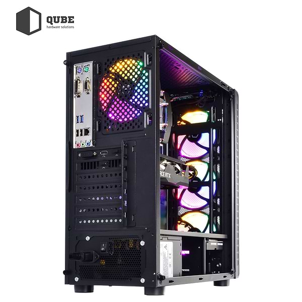 Фото - Системный блок QUBE QB i5 10400F RX 550 4GB 164 (i510400FRX 5504GB82)