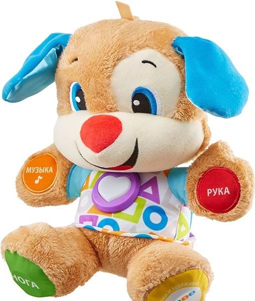 Фото - Интерактивное животное Fisher-Price Ученый щенок с технологией Smart Stages обновл. (рус.) (FPN77)