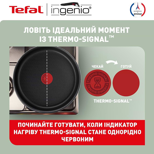 Фото - Набор посуды со съемной ручкой Tefal L1509473 Ingenio XL Intense 10 пр