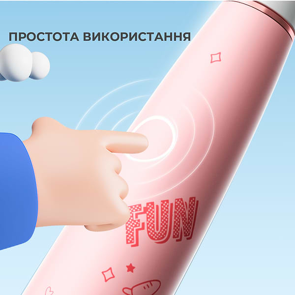 Фото - Зубна щітка електрична Oclean Kids Electric Toothbrush Pink (6970810552409)