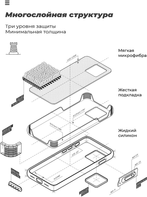 Фото - Чохол для смартфону Armorstandart ICON Case for Samsung A02s (A025) Dark Blue (ARM58232)