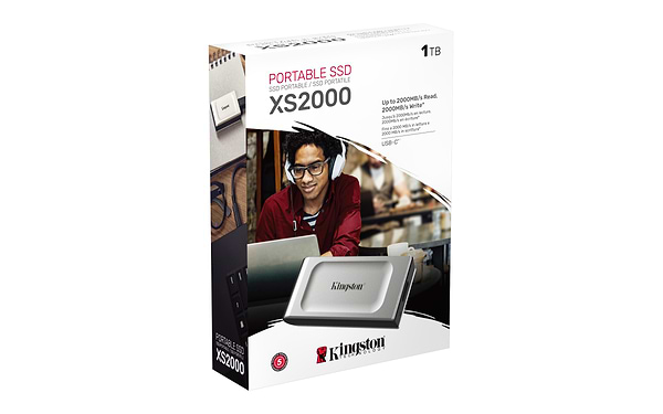 Фото - SSD-накопичувач зовнішній Kingston XS2000 1TB USB 3.2 Type-C 2x2 IP55 3D NAND (SXS2000/1000G)