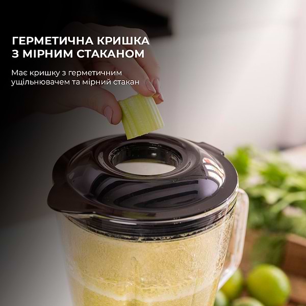 Фото - Блендер стаціонарний Cecotec Power Black Titanium 1000 Inox (CCTC-04156)