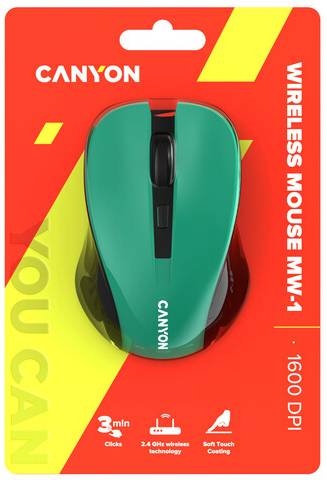 Фото - Уценка - Мышь беспроводная Canyon CNE-CMSW1GR