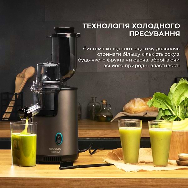 Фото - Соковыжималка шнековая Cecotec Juice&Live 2500 EasyClean (CCTC-04276)