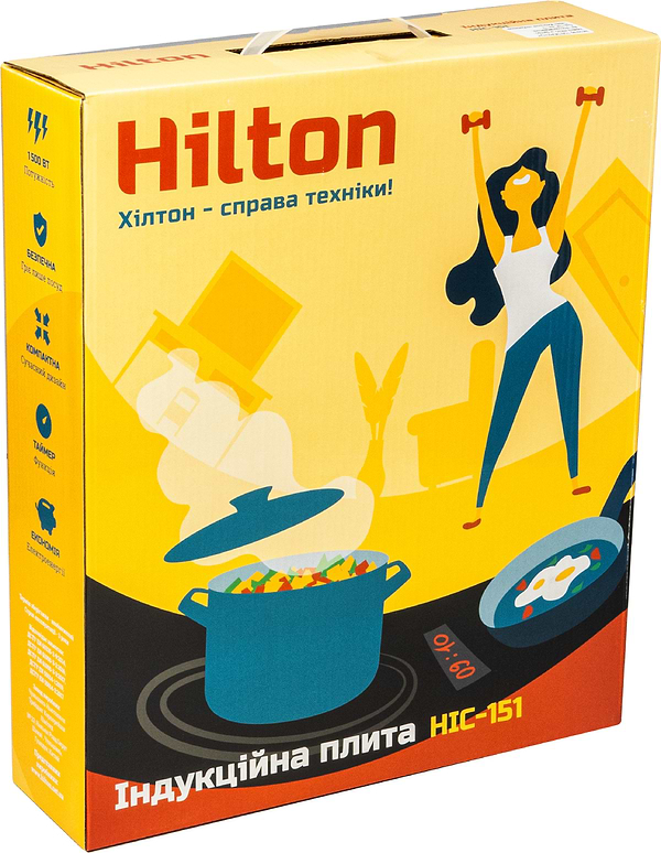 Фото - Плита электрическая настольная HILTON HIC-151