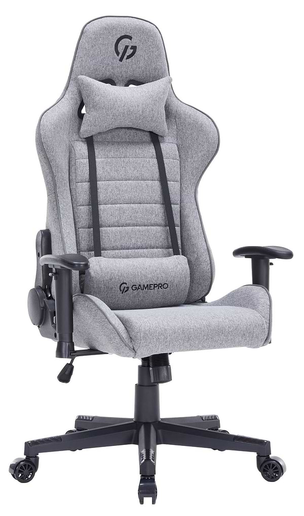 Фото - Кресло для геймеров GamePro Size L Fabric Gray (GC575FB)