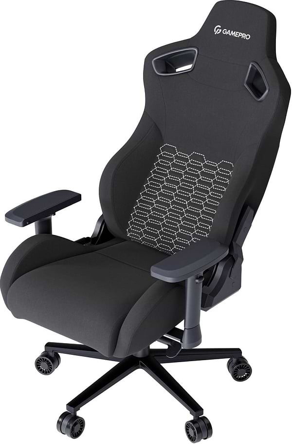 Фото - Крісло для геймерів GamePro Size XL Fabric Black (GC900B)