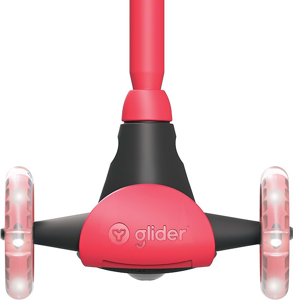 Фото - Триколісний самокат YVolution YGlider Kiwi Красный (Y101258)