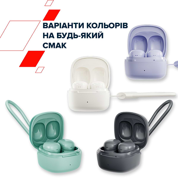 Фото - Навушники вкладиші бездротові TWS Canyon OnGo 4 mini TWS Gray (CNS-TWS4G)