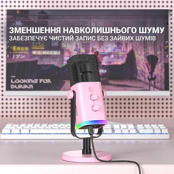 Фото - Мікрофон до комп'ютера Fifine TAM8P USB/XLR Pink
