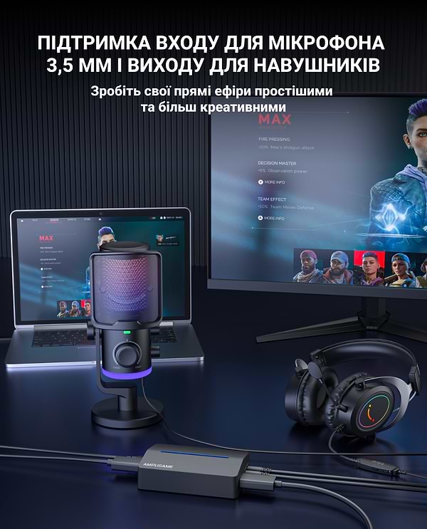 Фото - Устройство захвата видео Fifine V3 Game collection card