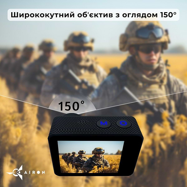 Фото - Экшн-камера AIRON ProCam 7 Black набор (для тактических шлемов)