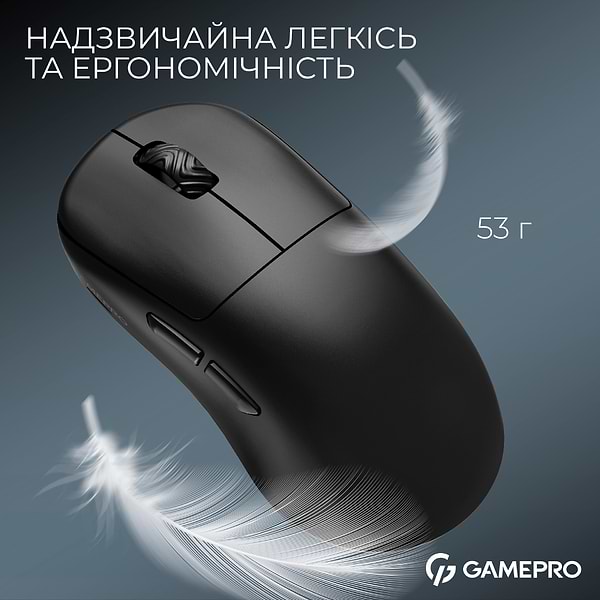 Фото - Мышь беспроводная игровая GamePro Asgard Loki Wireless RGB Black (GM022B) 