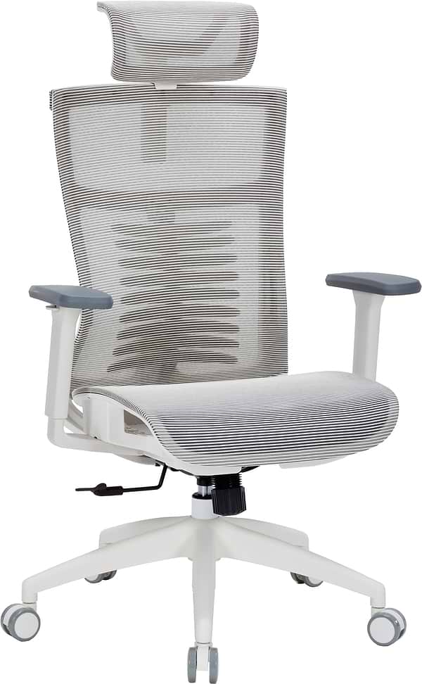 Фото - Кресло офисное OfficePro Balance (OC620-W-LG-LG) White/Light Gray