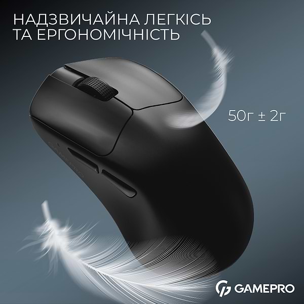 Фото - Миша бездротова ігрова GamePro Asgard Surt Wireless Black (GM017B)
