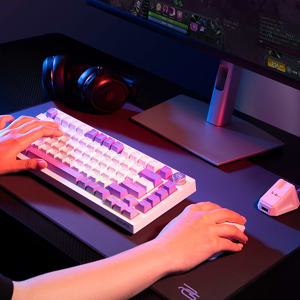 Фото - Клавіатура бездротова ігрова Proove Gaming Coupe (Ukraine Layout) White (WKCP00022402)