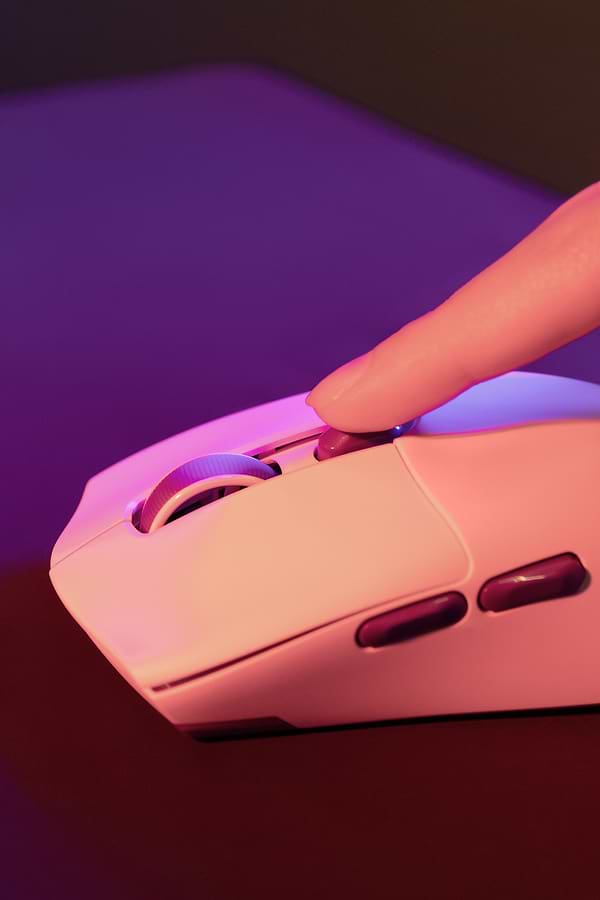 Фото - Миша бездротова ігрова Proove Gaming Rate Special Edition White/Purple (CMRTWRS03002)