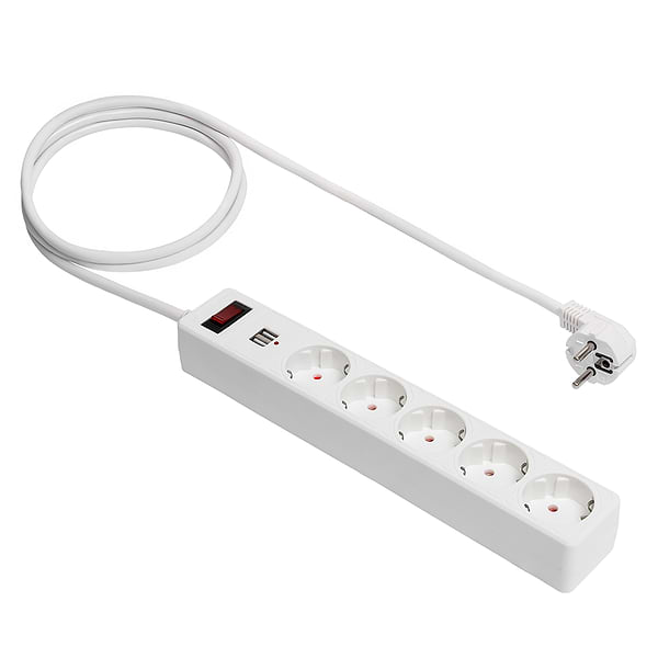 Фото - Сетевой фильтр Logan SFWU5-3 белый