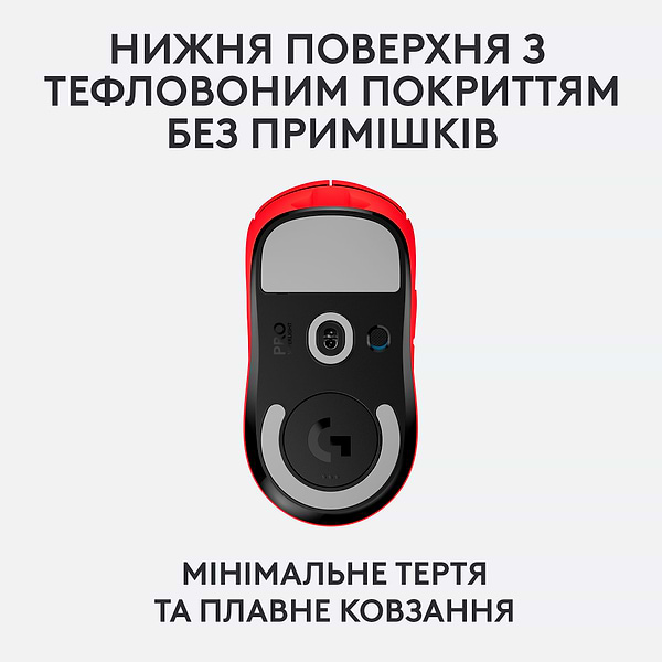 Фото - Миша бездротова ігрова Logitech G Pro X Superlight Red (910-006784)