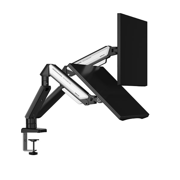 Фото - Крепление настольное Anda Seat Stealth II Duo 17''-32'' Black & White (AD-W-A6D-2S-BW)