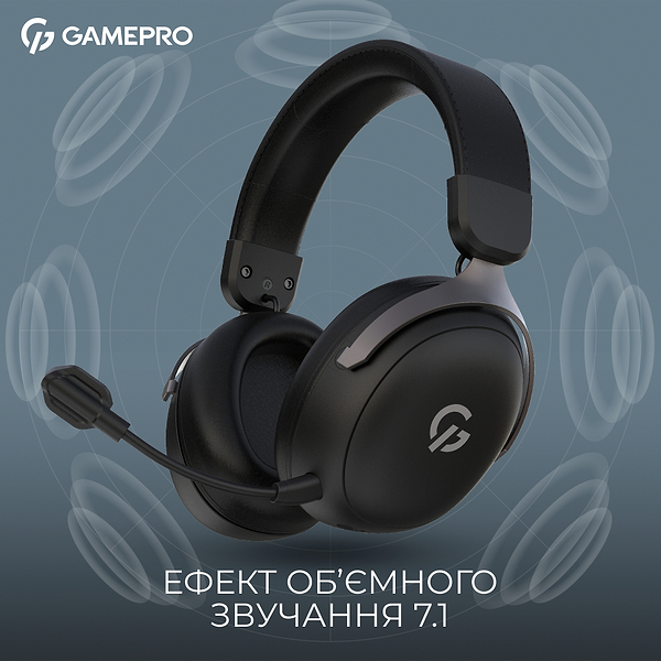 Фото - Гарнитура беспроводная игровая GamePro Asgard Freya Pro (HSW201B)