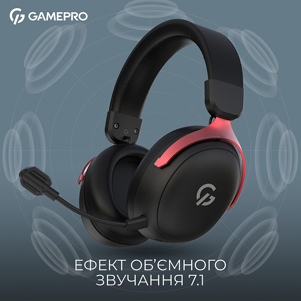 Фото - Гарнитура беспроводная игровая GamePro Asgard Freya Pro (HSW201BR)