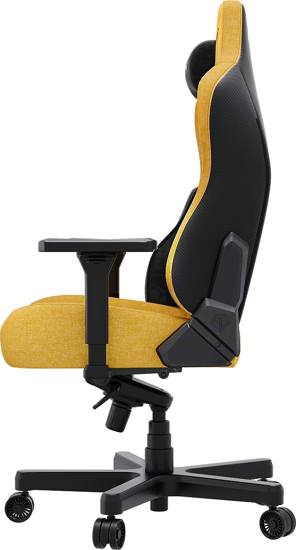 Фото - Крісло для геймерів Anda Seat Kaiser 3E XL Bright Yellow Fabric (AD23YC-XL-09-Y-CF-Y01)