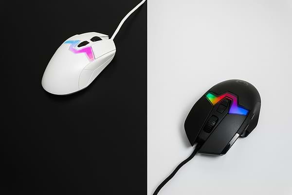 Фото - Мышь проводная игровая Lorgar MSP80 Wired Gaming Mouse Pro White (LRG-MSP80-WH)