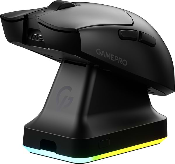 Фото - Мышь беспроводная игровая GamePro Genesis Wizard Wireless/Bluetooth/USB PixArt PAW3311 Sensor Black (GM160B)
