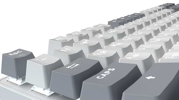 Фото - Клавіатура дротова GamePro Genesis Metallic Outemu Red Swithes USB White (MK110W)