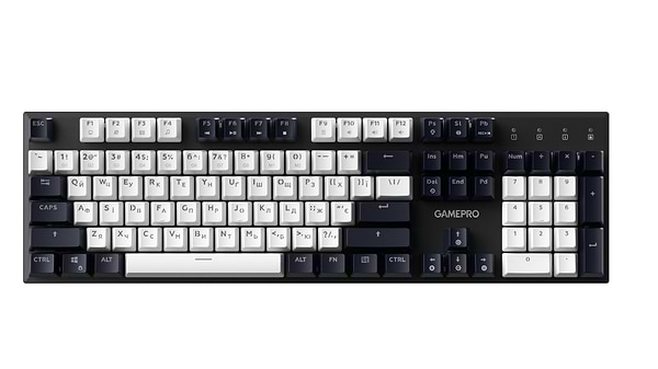 Фото - Клавіатура дротова ігрова GamePro Genesis Metallic Outemu Red Swithes USB Black (MK144B)