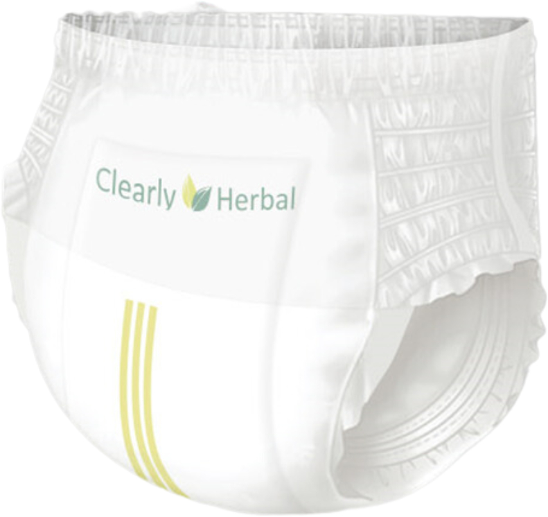 Одноразові підгузки-трусики Clealry Herbal Bamboo розмір 5 (12-17 кг) 18 шт. (1125)