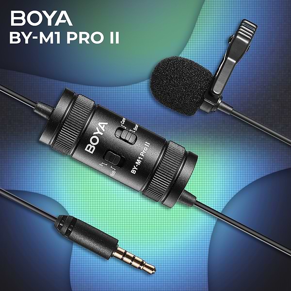 Фото - Микрофон для смартфона Boya BY-M1 Pro II Black