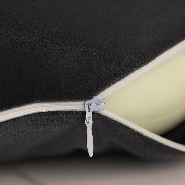 Фото - Подушка дорожная MirSon №8723 Velvet Line 28-0005 Ashen Пена Memory Антиаллергенная 30x37х10 см (2200006348085)