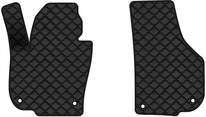 Килимки з екошкіри в салон авто передні EVAtech для Superb (B6) Skoda 2008-2015 2 покоління Sedan EU (SK3221AV2AV4BBB)