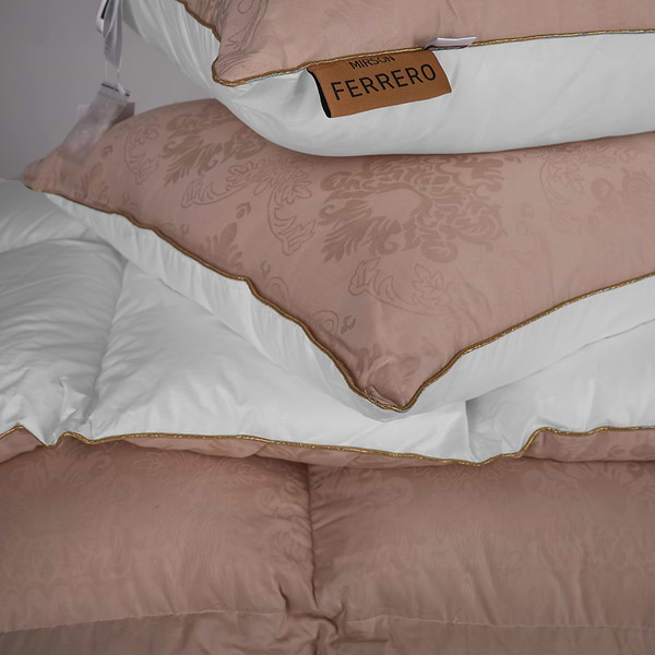 Фото - Ковдра дитяча демісезонна MirSon 110х140 см 100% гусячий пух Ferrero Gold (2200011169156)