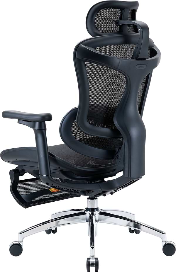 Фото - Крісло офісне Sihoo DORO C300L Mesh Black with footrest (DORO-C300L-A3-101-JT)