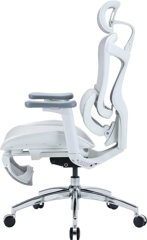 Фото - Кресло офисное Sihoo DORO C300L Mesh White with footrest (DORO-C300L-A3-102-JT)