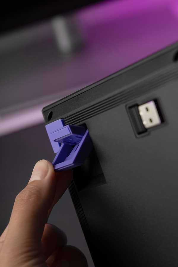 Фото - Клавіатура бездротова ігрова Proove Gaming Slicker Pro  (Ukraine Layout) Black/Purple (WKSLP0022416)