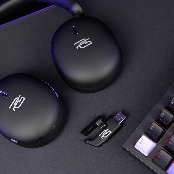 Фото - Гарнітура бездротова ігрова Proove Gaming Zephyr APP black/purple (WHZP00022001)