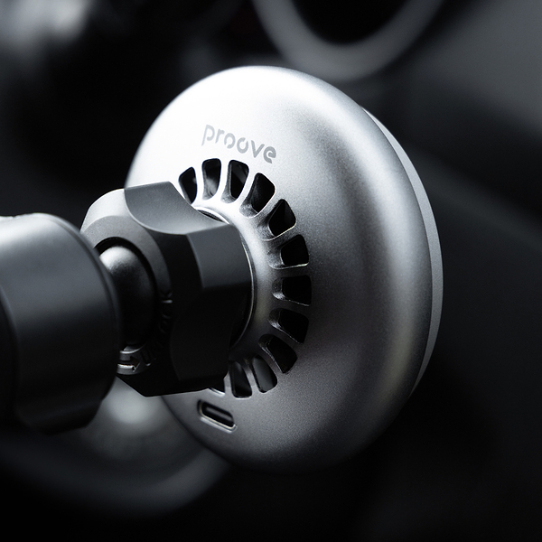 Фото - Автодержатель с беспроводной зарядкой Proove IceCore QI2 15W Gray (WHIC15002003)