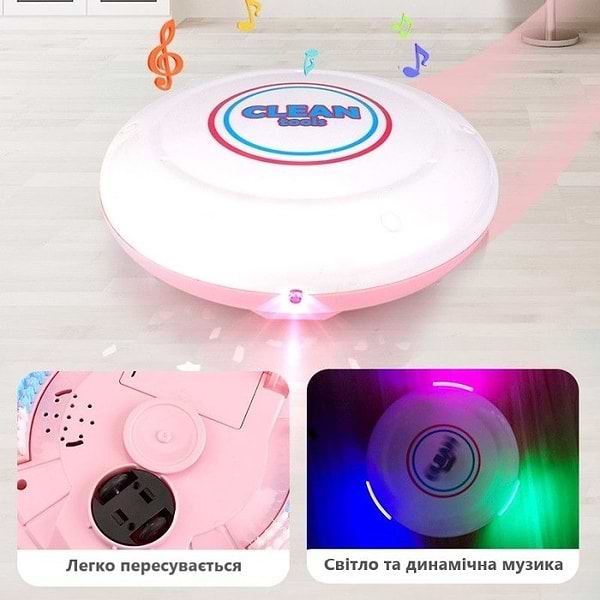 Фото - Сюжетно-ролевая игра. Дом. Бытовая техника Bambi набор для уборки с роботом пылесосом 5548 (1171363)