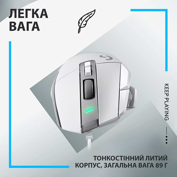 Фото - Мышь проводная игровая Logitech G502 X USB White (910-006146)