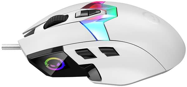 Фото - Мышь проводная игровая Lorgar MSP80 Wired Gaming Mouse Pro White (LRG-MSP80-WH)