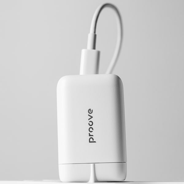 Фото - Мережевий зарядний пристрій Proove Silicone Power 40W (Type-C + Type-C) White