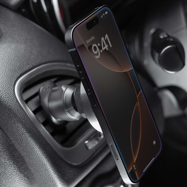 Фото - Автотримач з бездротовою зарядкою Proove Titanium Circle Qi2 15W Gray (WHTC15010003)