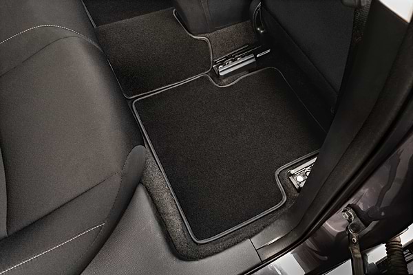 Фото - Коврики ворсовые в салон авто EVAtech Standard для Fiat 500L 2012 1 поколение Minivan USA черный кант FT44213ZD3FL4VEB