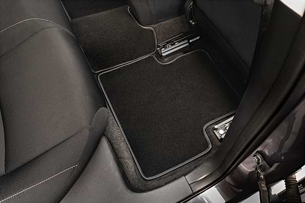 Фото - Коврики ворсовые в салон авто EVAtech Standard для Fiat 500L 2012 1 поколение Minivan USA черный кант FT44213CE5FL4VEB